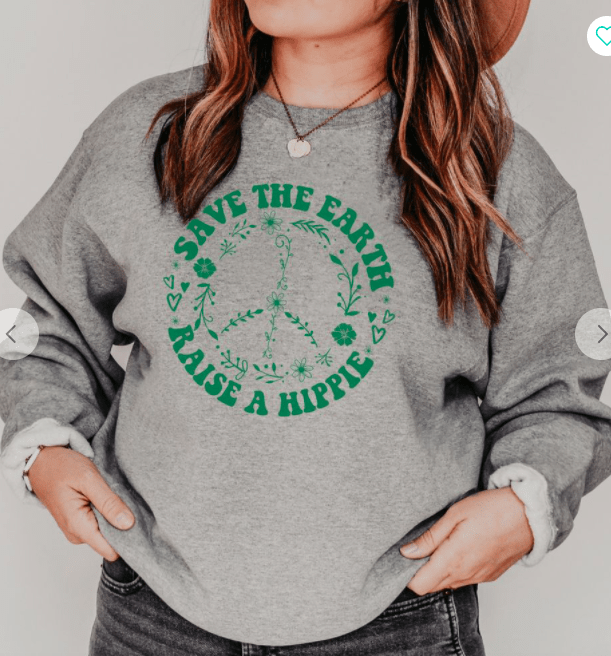 Raise a Hippie Sweatshirt – Blue Urbane