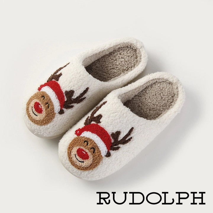 Rudolph Christmas Slippers