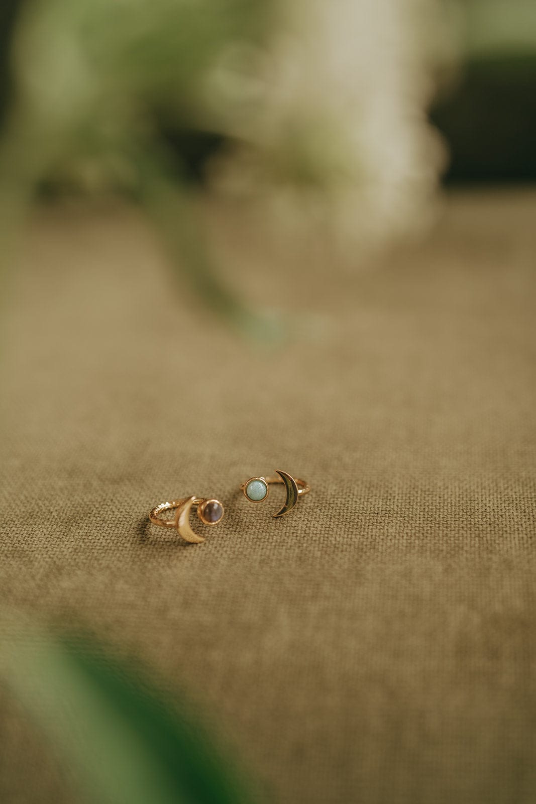 Sun and Moon Adjustable Rings