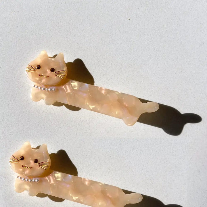 cute cat hair clips