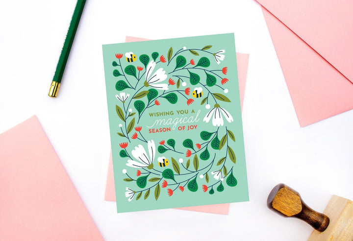 Wishing You A Magical Season of Joy Holiday Card