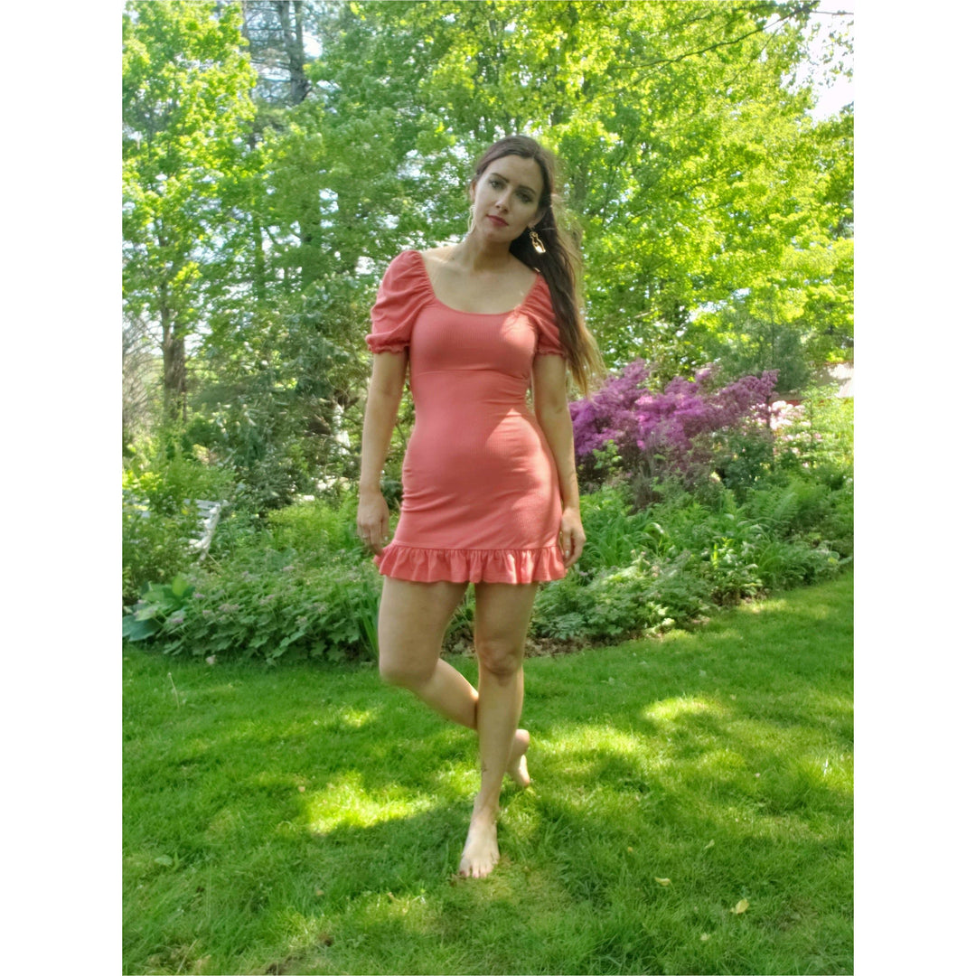 summer pink dress
