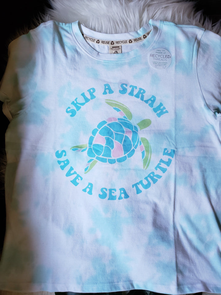 Skip a Straw Recycled Tee