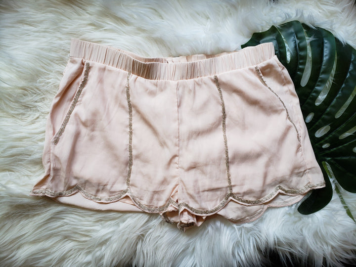Vintage - Pink Embellished Shorts