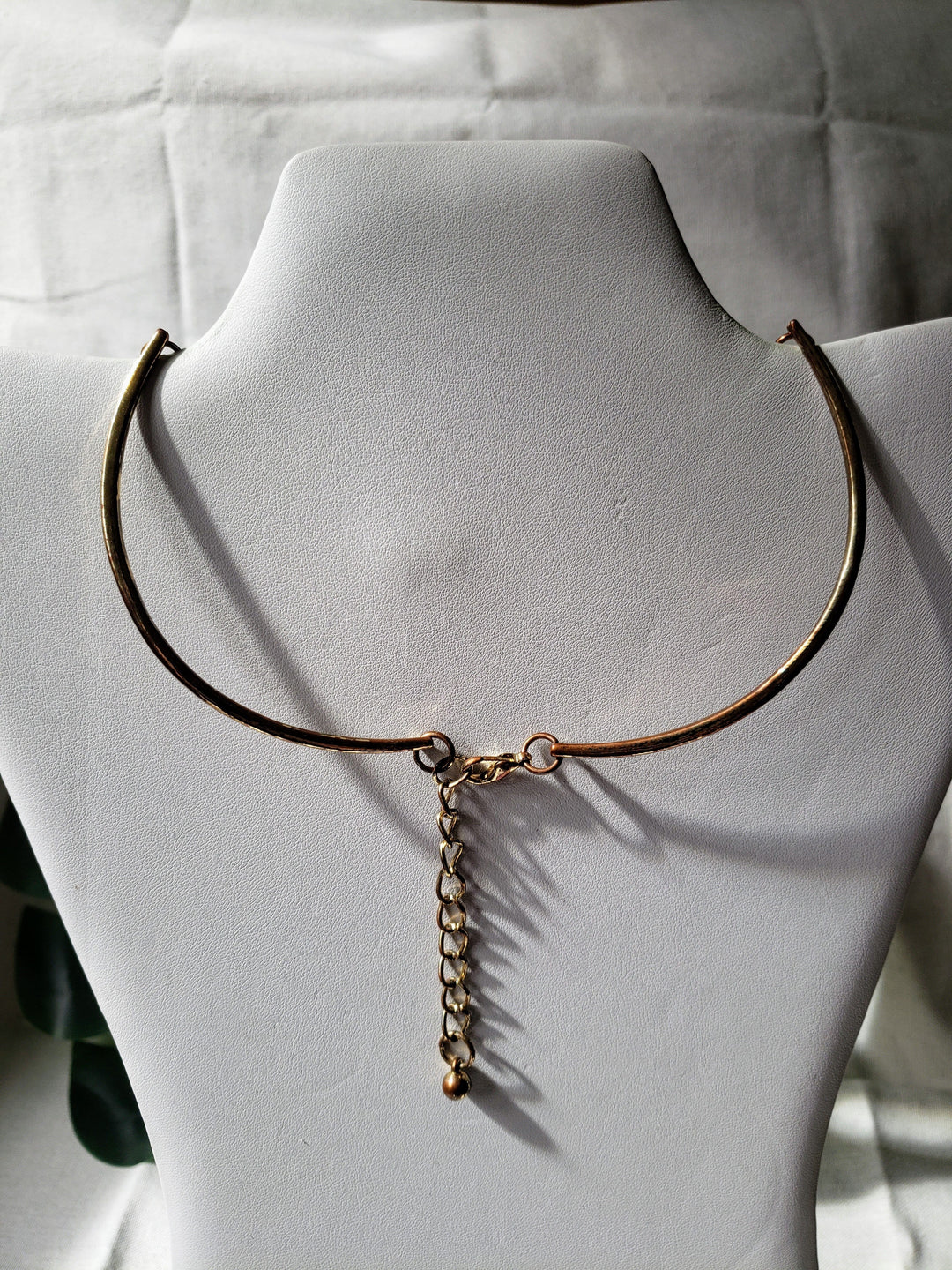 large gold necklace