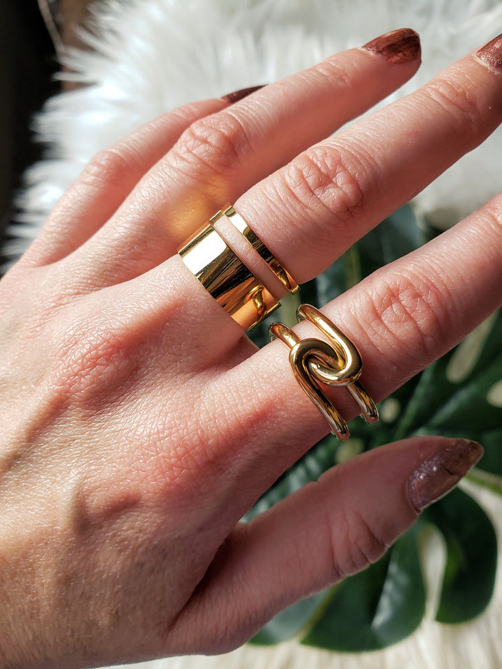 gold handmade ring