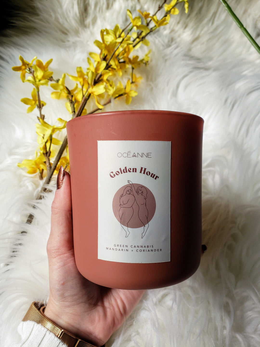 golden hour double wick candle