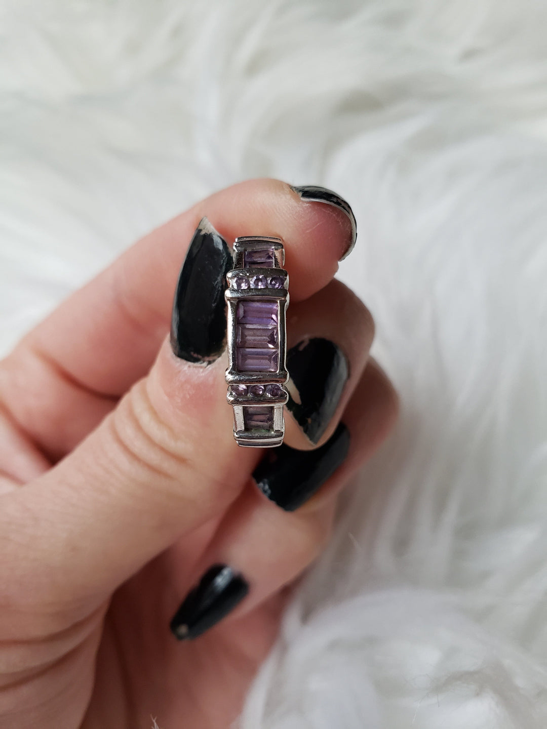 vintage purple ring