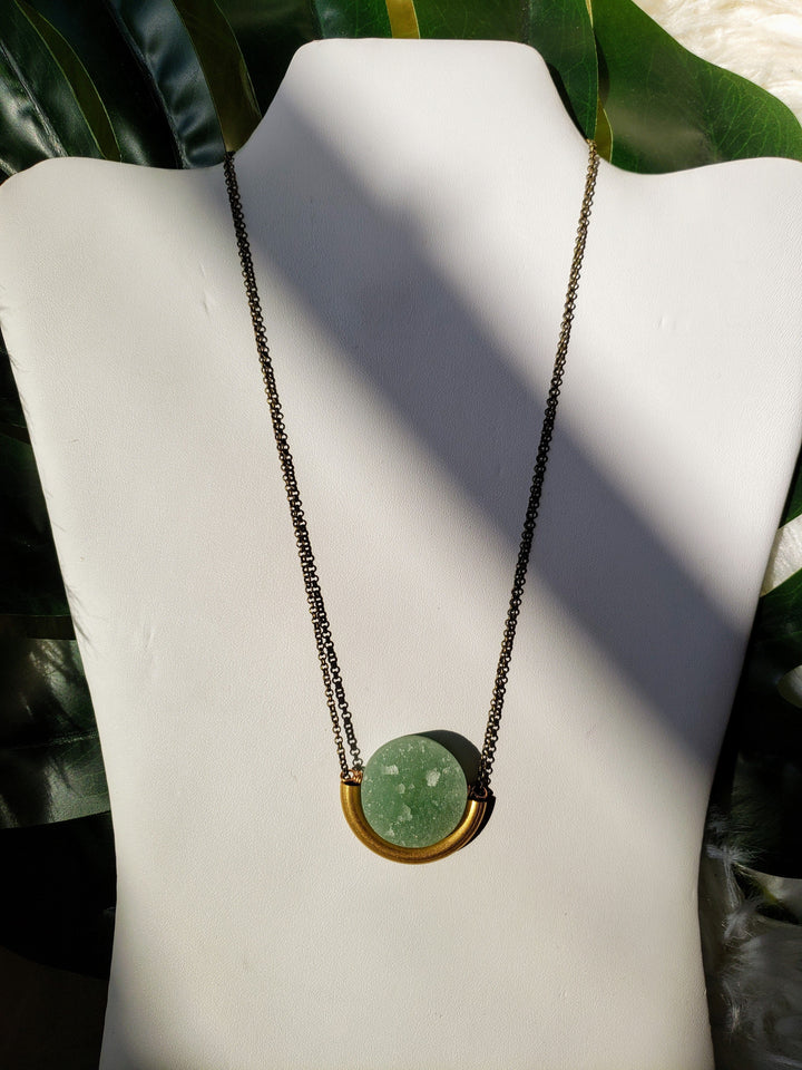 green aventurine necklace