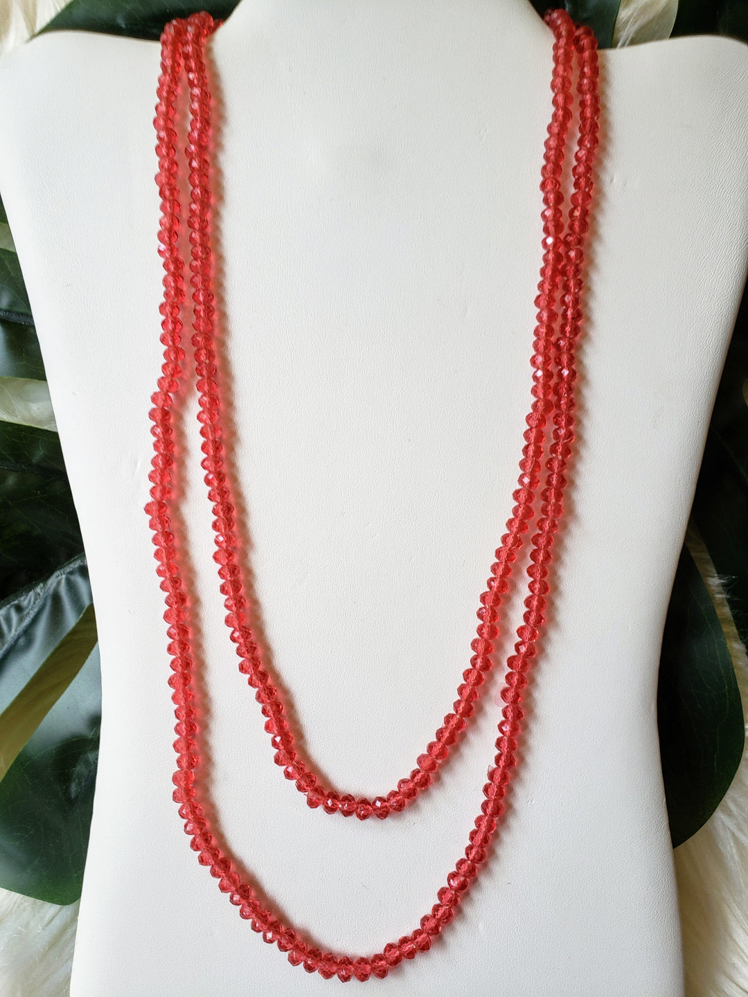 long beaded necklace