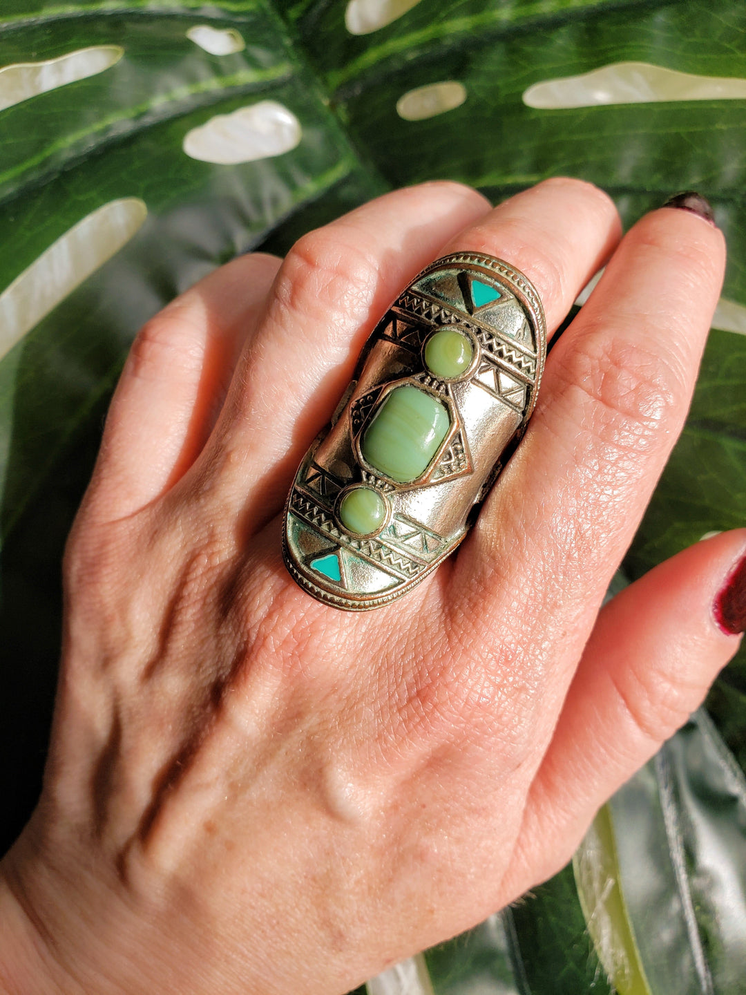 turquoise statement ring