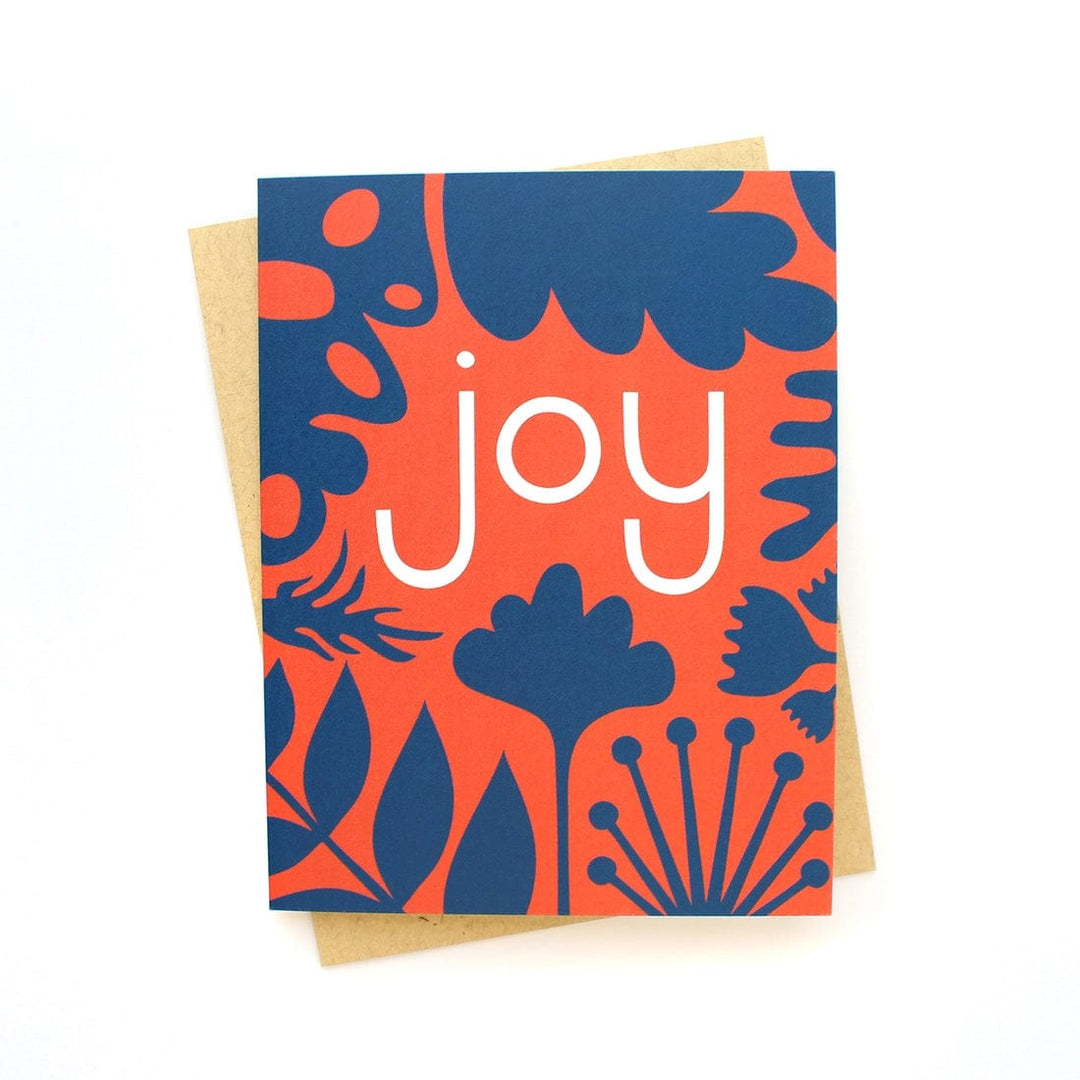 Blue & Red Joy Card