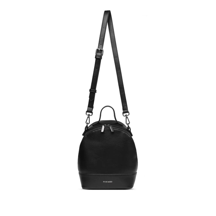 mini black women's backpack
