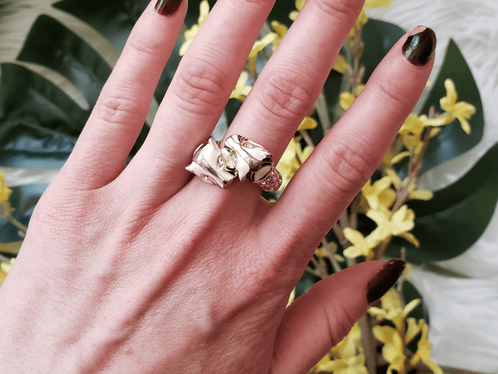 Vintage - Double Panther Ring