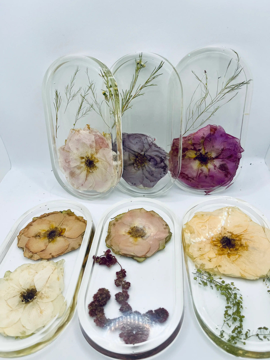 Handmade Botanical Trinket Tray - Multiple Colors