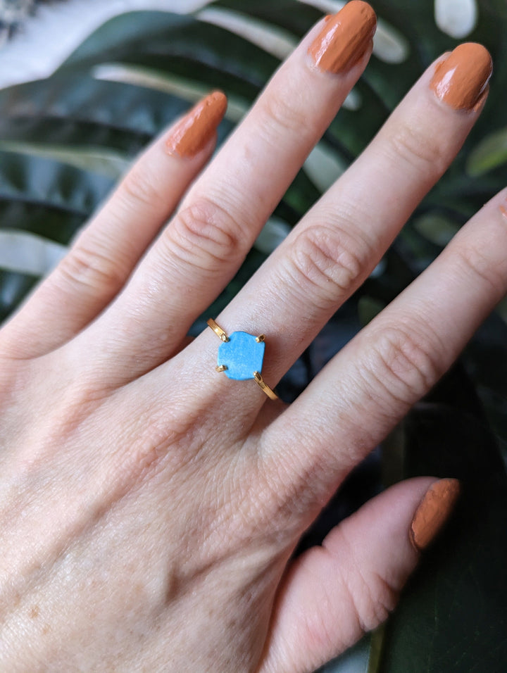 turquoise stone ring