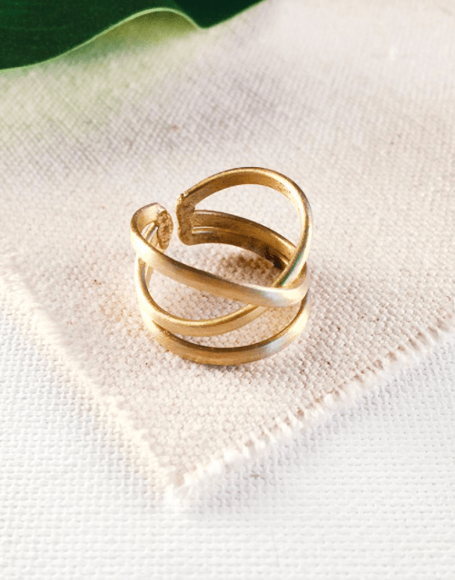 gold brass ring