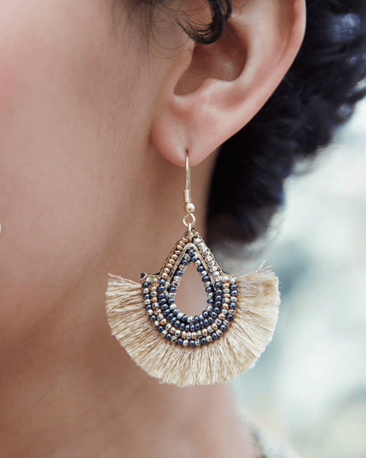fair trade fringe earrings