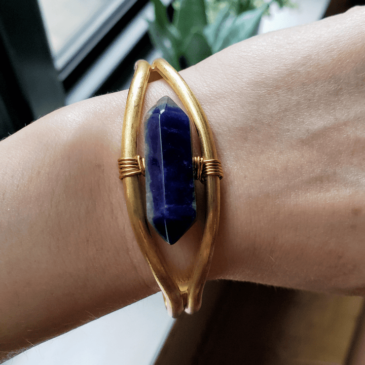 sodalite crystal bracelet
