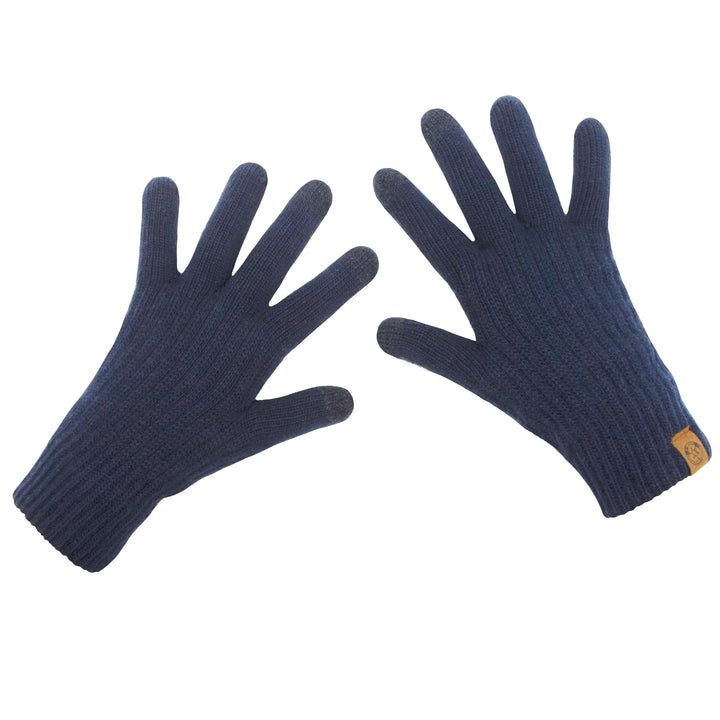recycled blue gloves