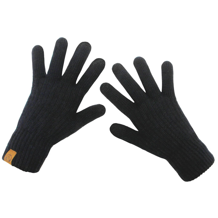 recycled black gloves