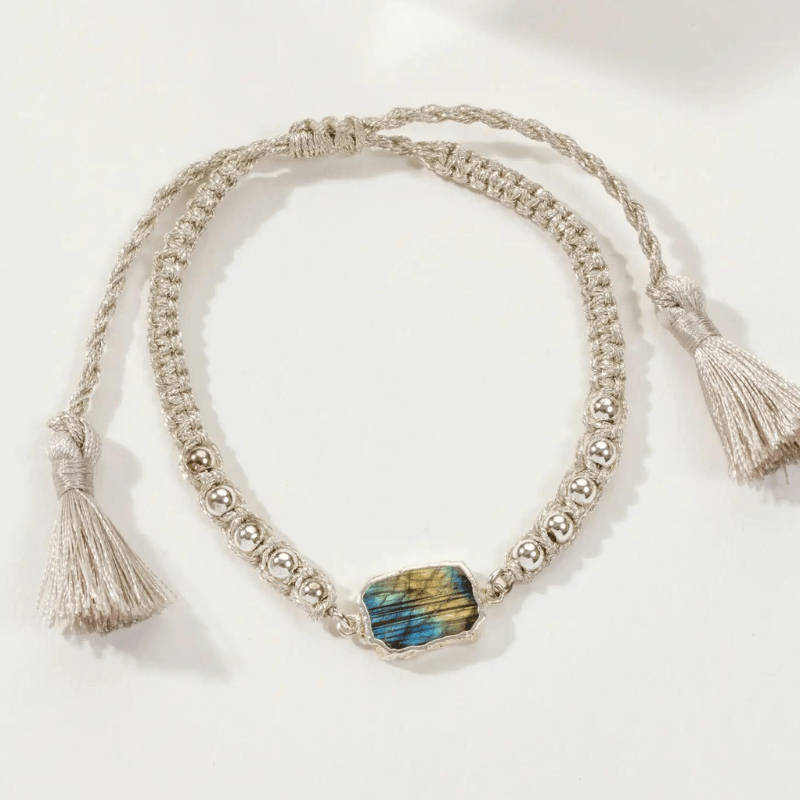 Labradorite Adjustable Bracelet