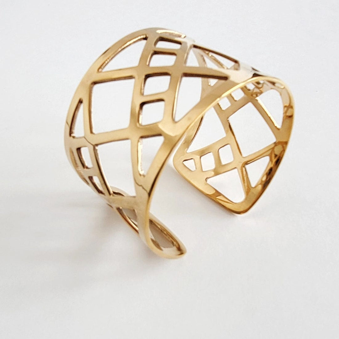 lattice cuff bracelet