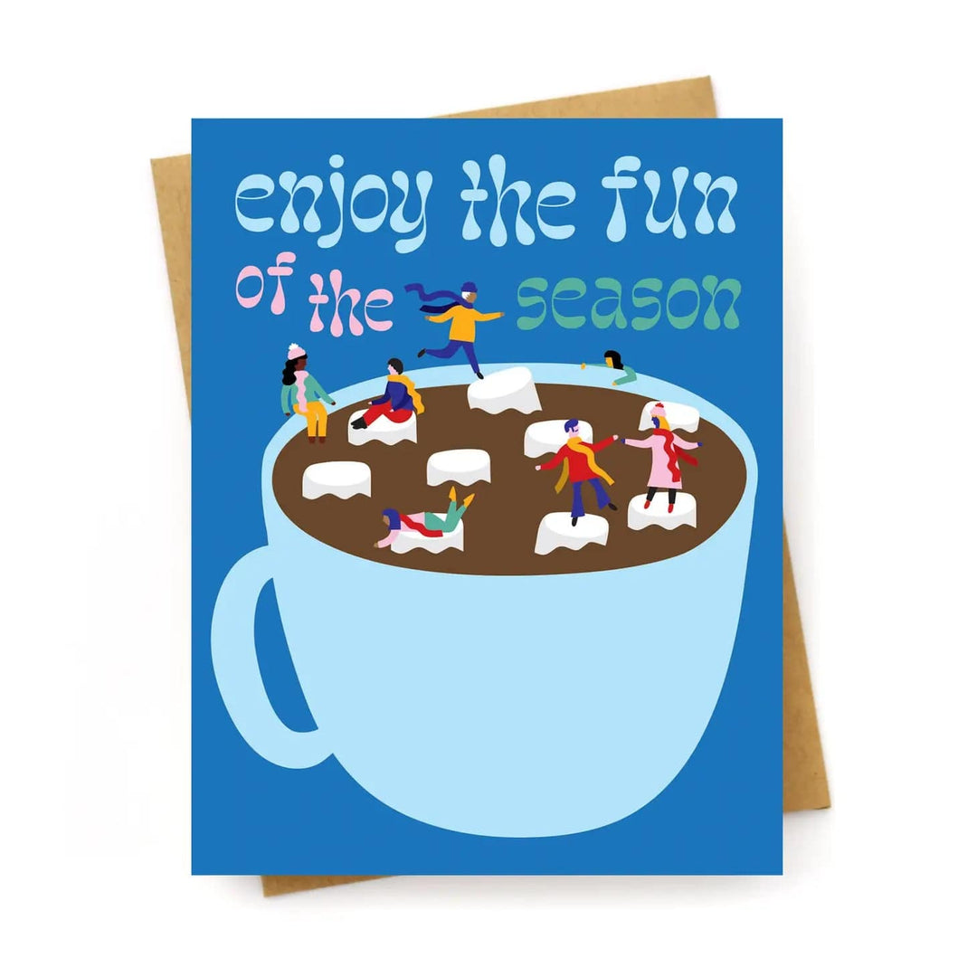 Hot Chocolate Happy Holidays Card