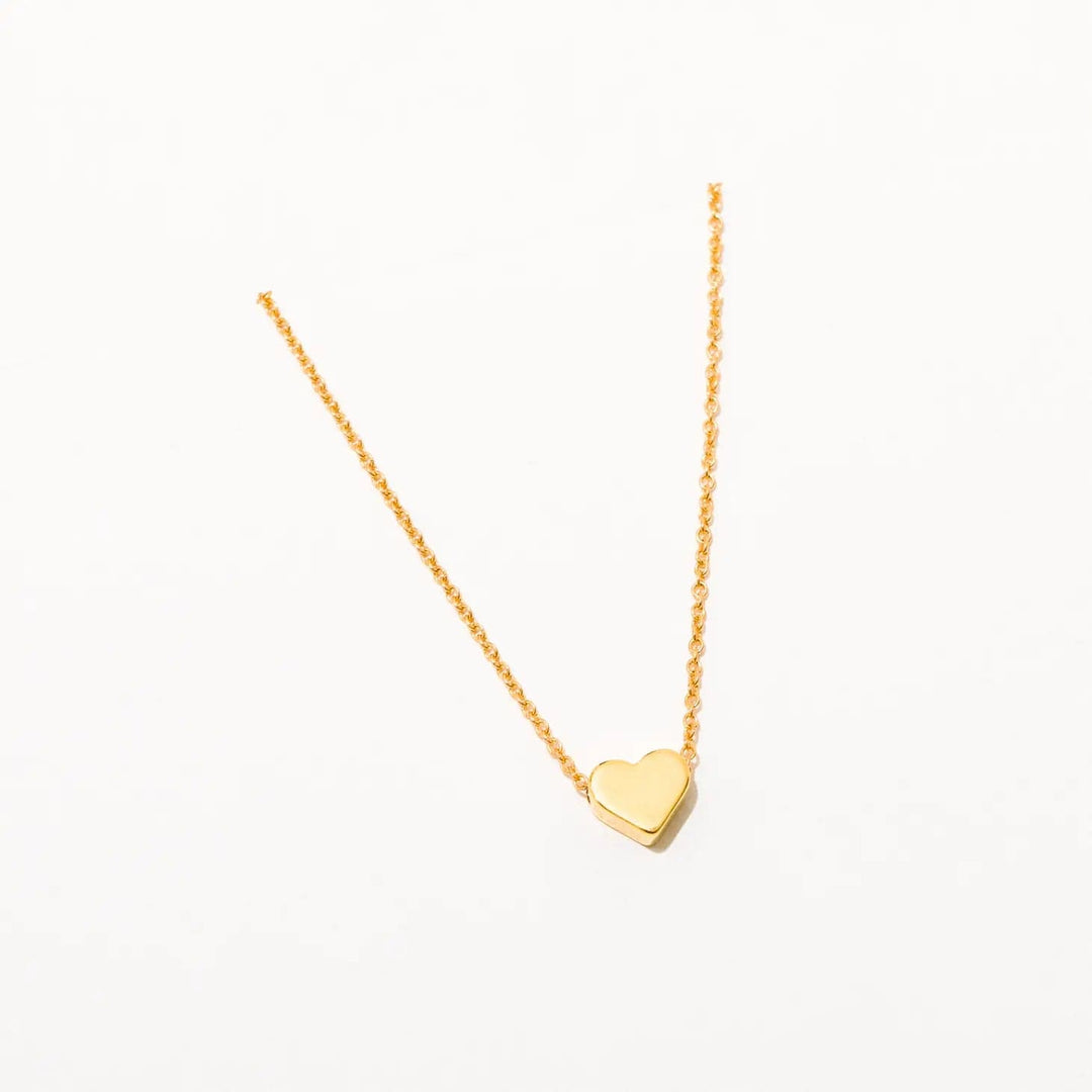 Classic Heart Gold Necklace