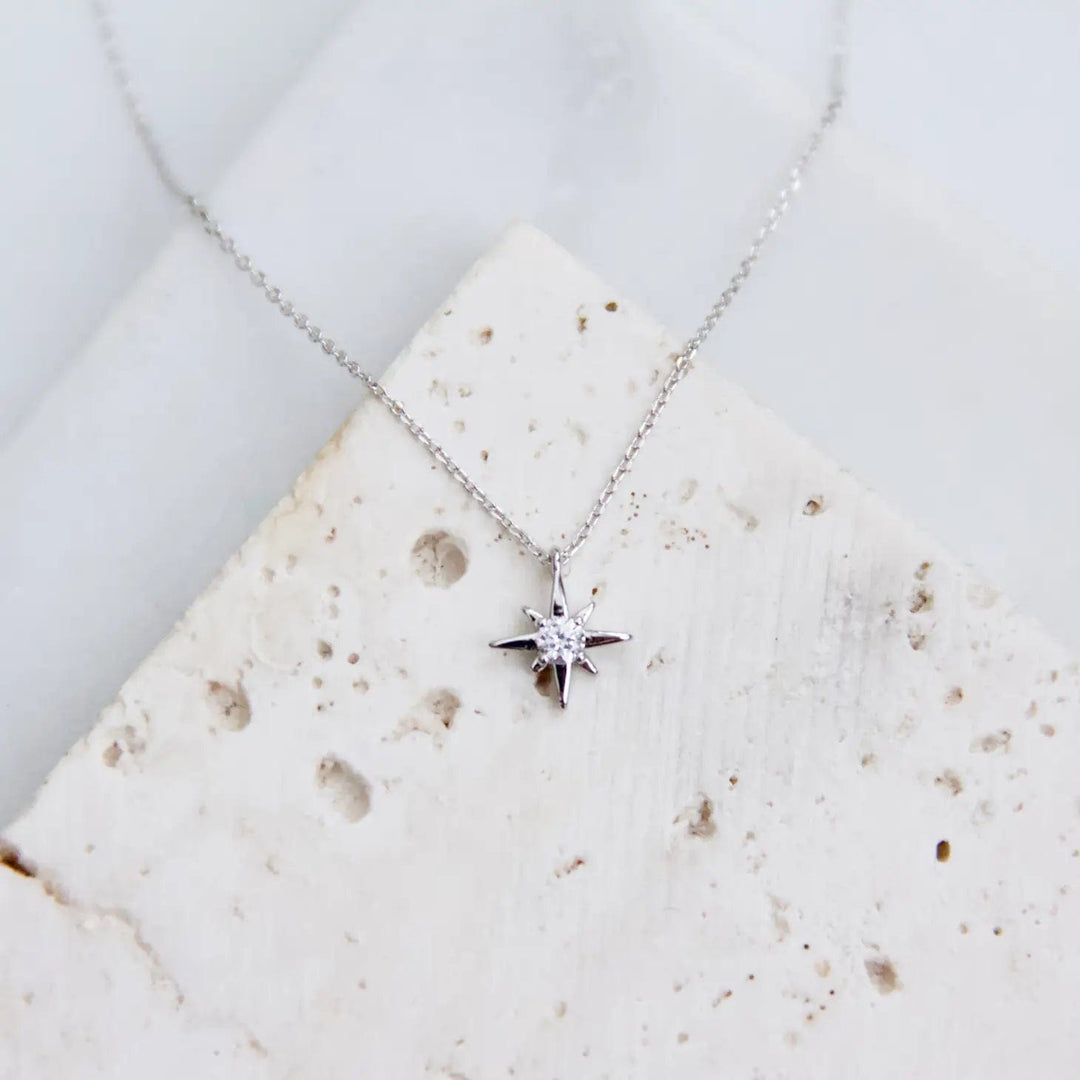 Mini Silver Star Necklace